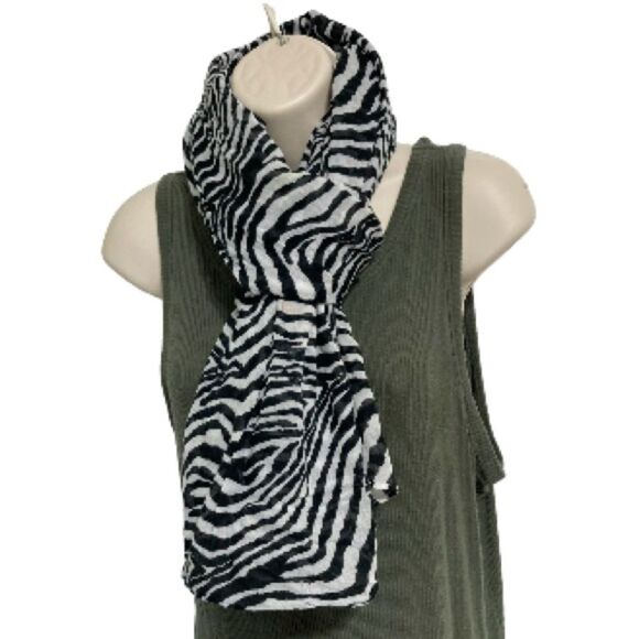 ZEBRA Sarong Beach Cover Black White Up Call of the Wild 68 x 45 inches - Picture 4 of 8